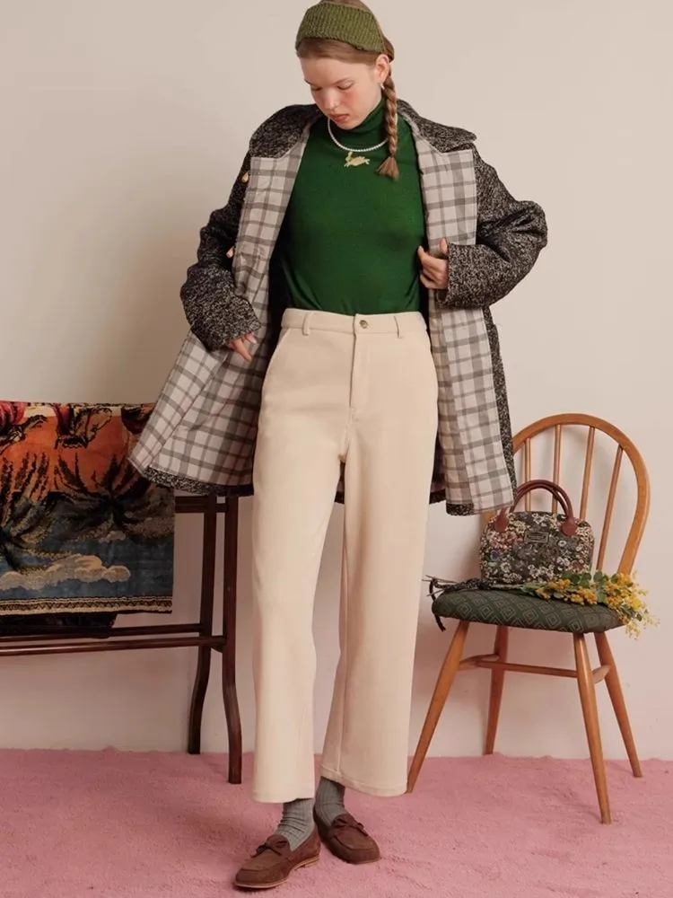 Multicolor Corduroy 9-Minute Straight-Leg Pants