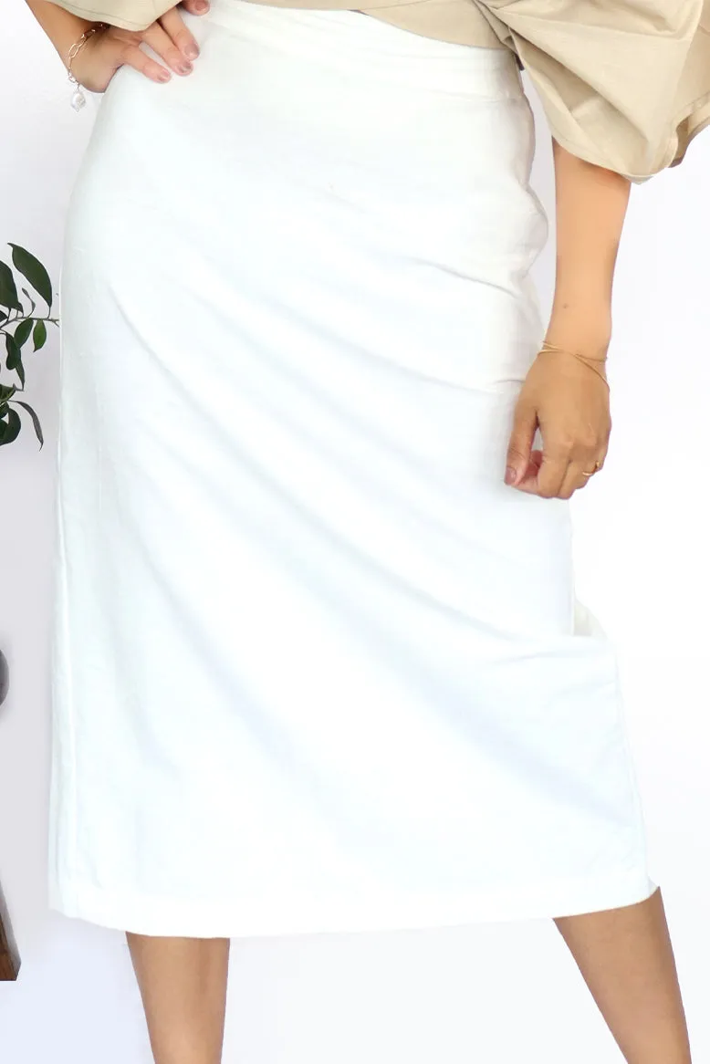 Nadeje White  Skirt