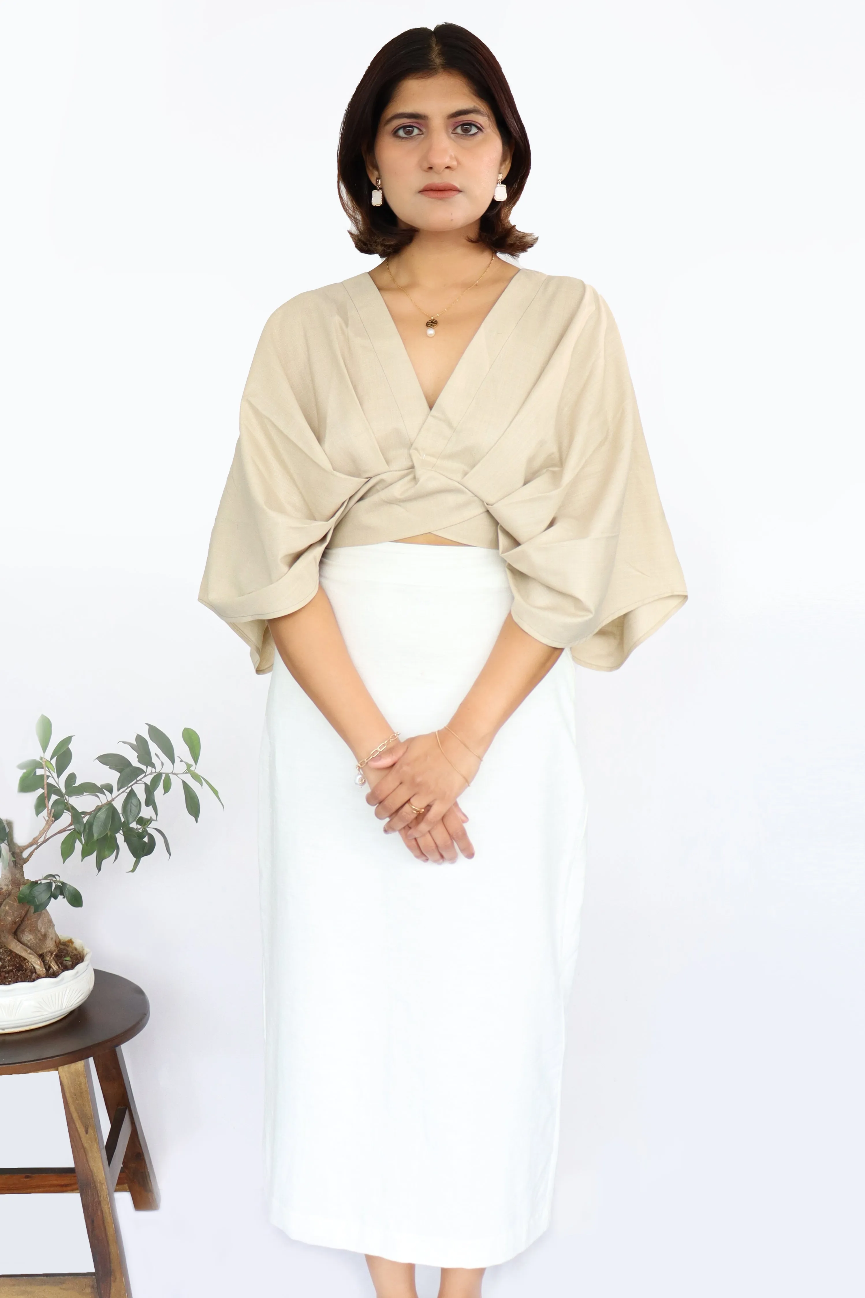 Nadeje White  Skirt