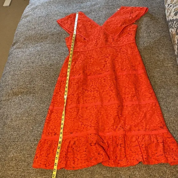 Nannette Lepore Lace Cap Sleeve Dress | 14