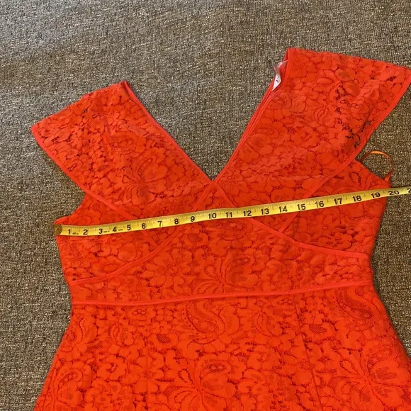 Nannette Lepore Lace Cap Sleeve Dress | 14
