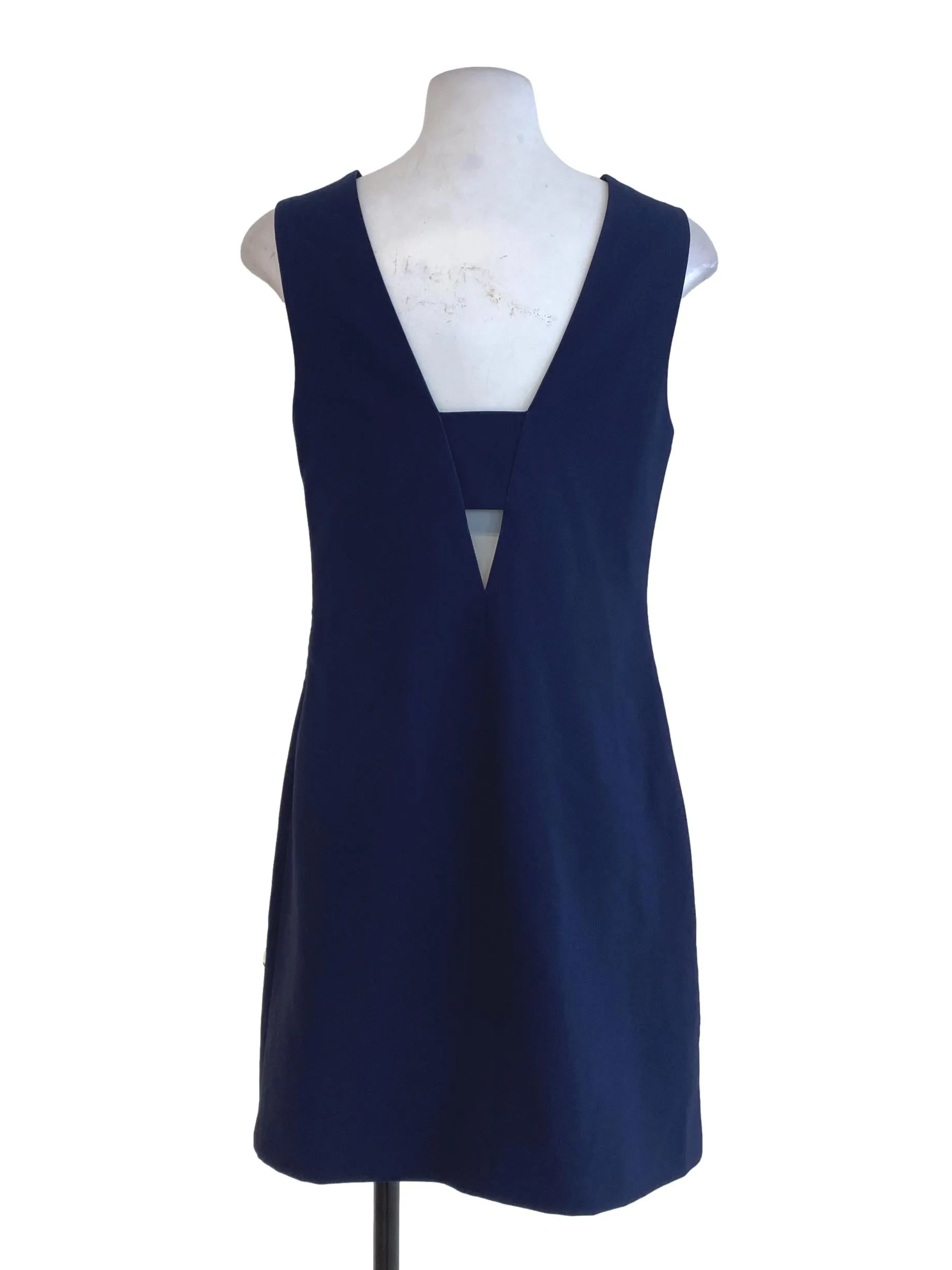 Navy Blue Sheath Dress LB