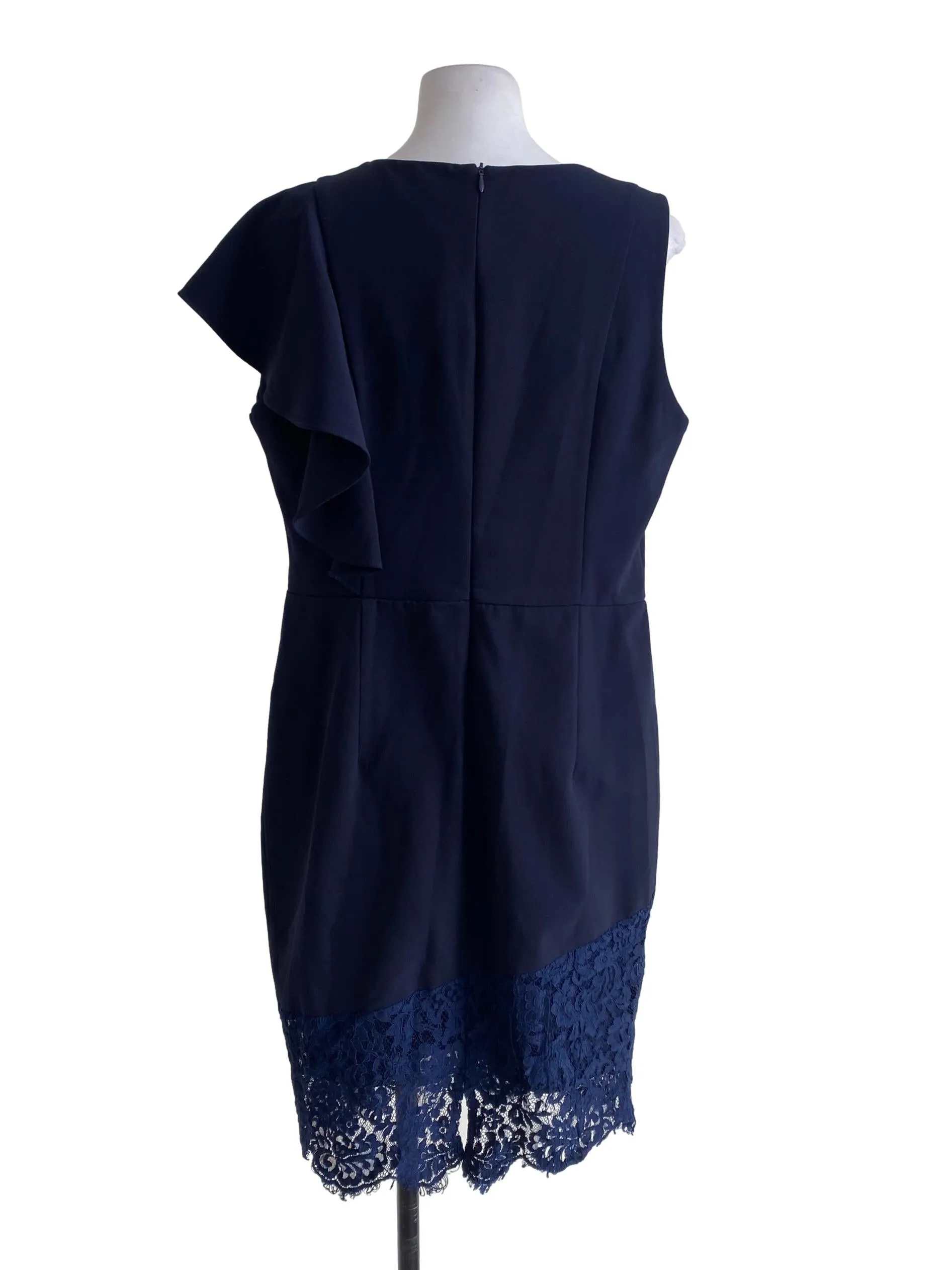 Navy Blue Sheath Dress