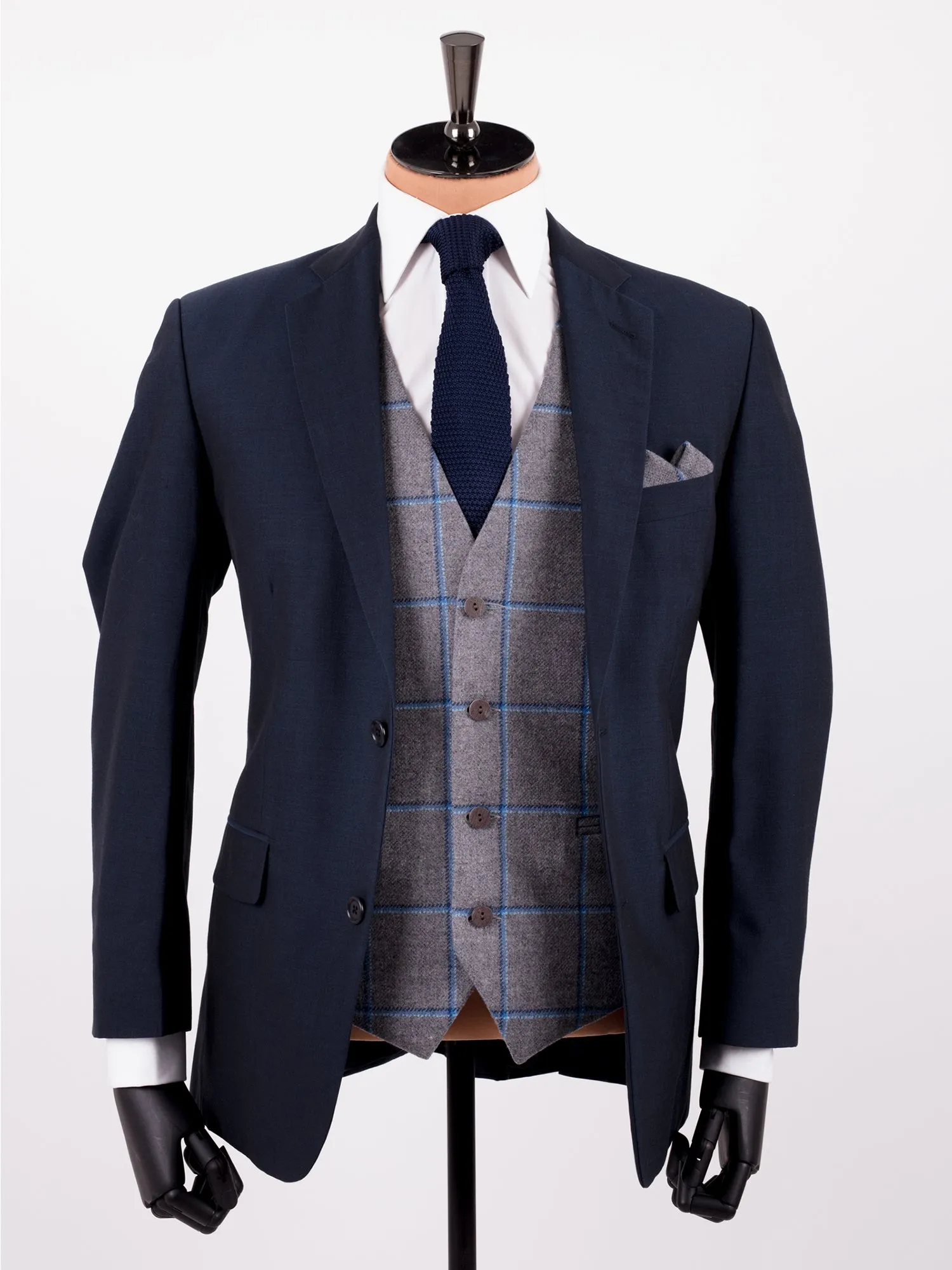 Navy Mohair