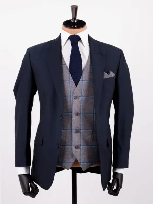 Navy Mohair
