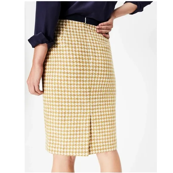 NEW! Boden British Tweed Pencil Skirt 8