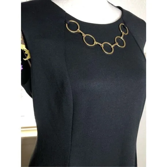 NEW Calvin Klein Black Career/Event Sheath Dress Size 10 NWT