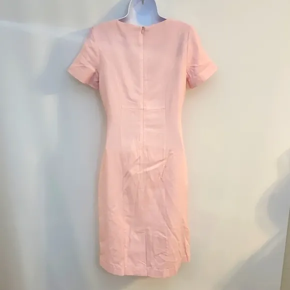 NEW - Chadwicks pink sheath linen dress