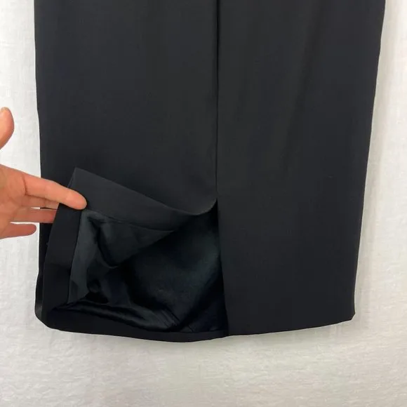 NEW Do Be High Waist Midi Pencil Skirt Womens L Professional Minimalist Office