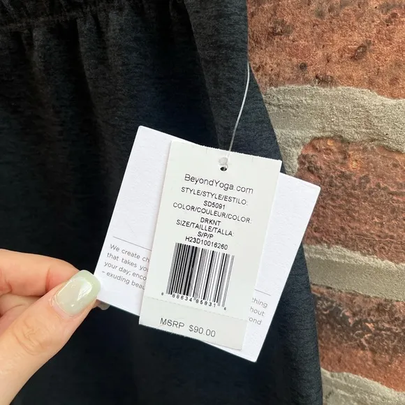 NEW Small Beyond Yoga Darkest Night Black High Rise On The Town Pencil Skirt