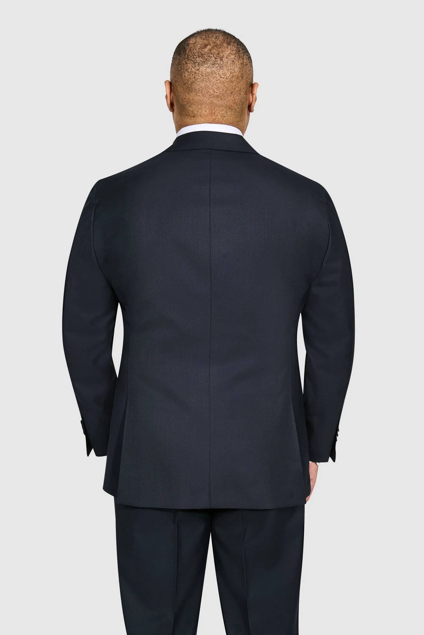 New SUITREVIEW Elmhurst Midnight Navy Pure Wool Super 120s Suit - Size 36S, 40R, 44R (Other Sizes Made To Order)