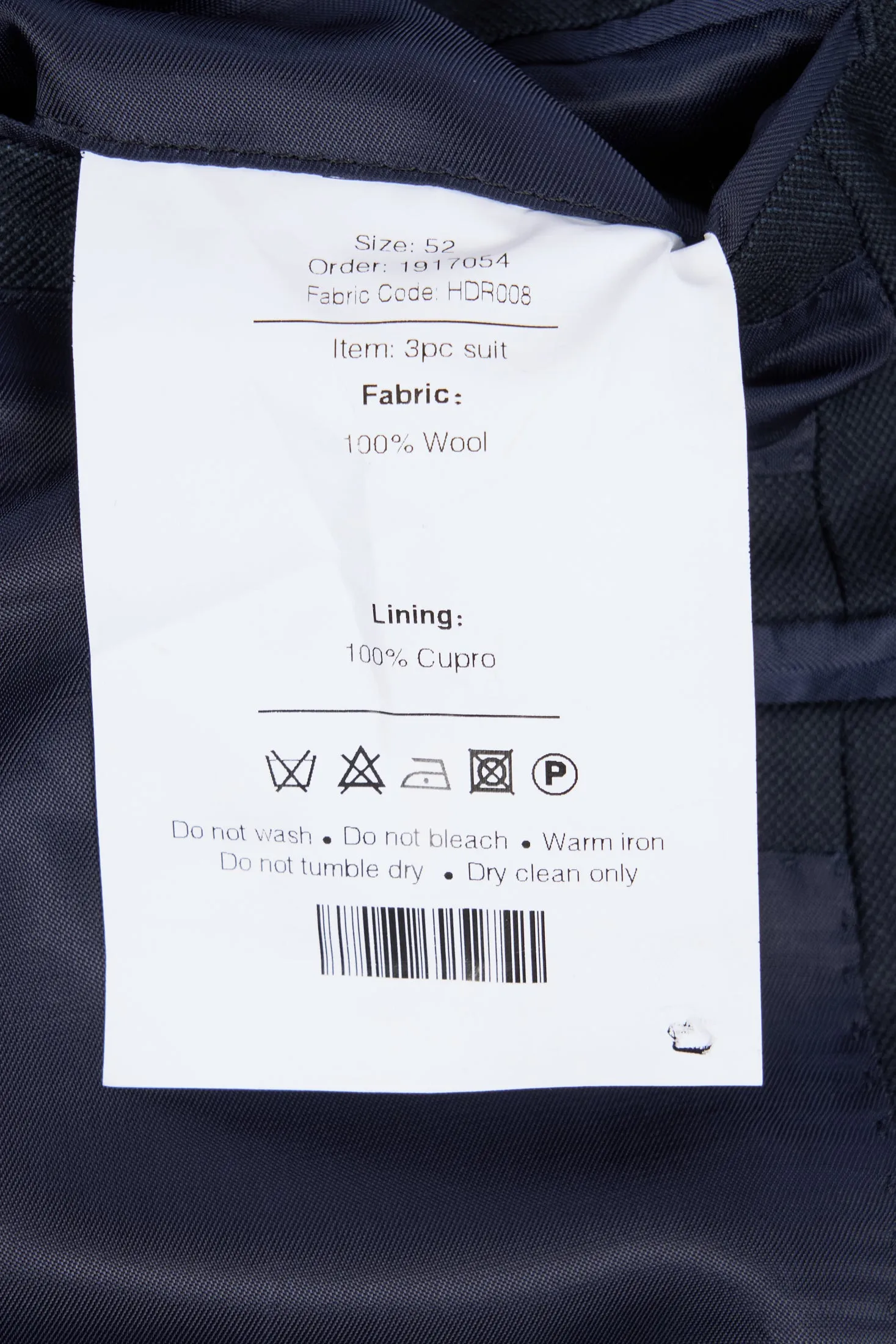 New SUITREVIEW Elmhurst Midnight Navy Pure Wool Super 120s Suit - Size 36S, 40R, 44R (Other Sizes Made To Order)