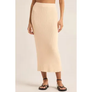 NEW Z SUPPLY avni sweater midi skirt in oat milk