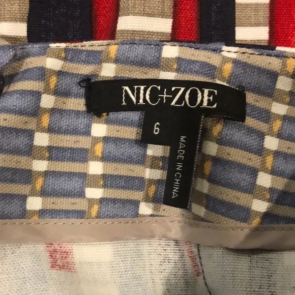 Nic &amp; Zoe Pencil Skirt Size 6 NWT
