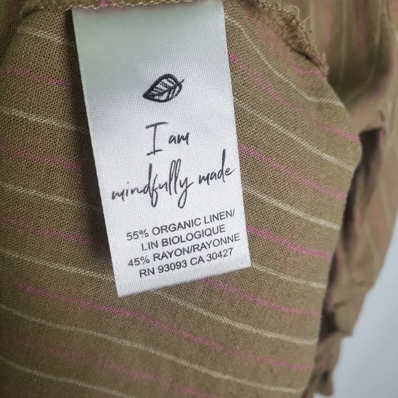 Nic Zoe Central Park Organic Linen Blend Blazer Size 10