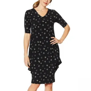 Nina Leonard Women's Plus Size Printed 2-in-1 Style Tunic Dress