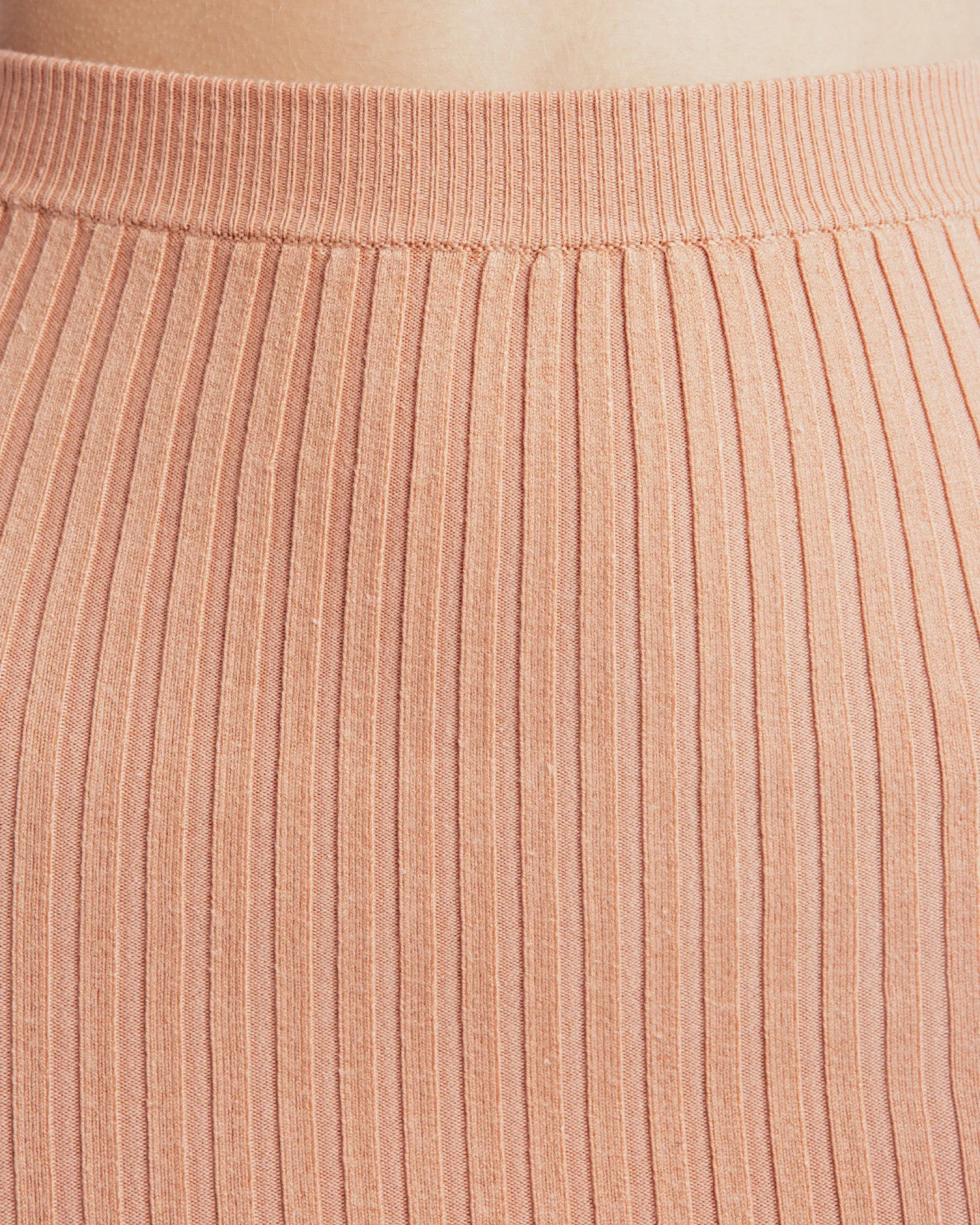 Nonna knit skirt in Bandaid