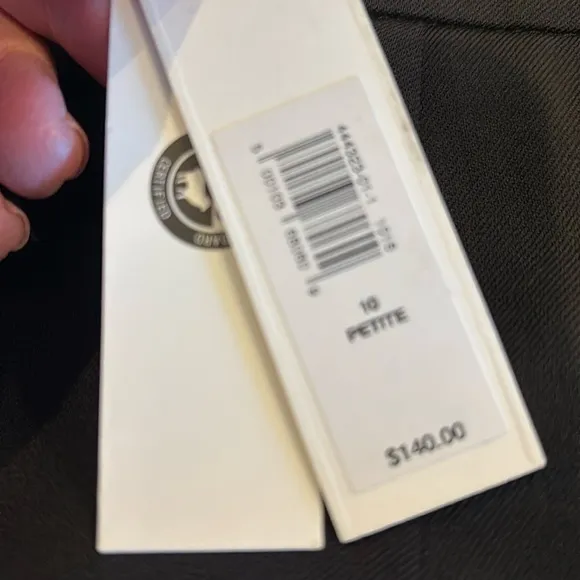 NWT Banana Republic Siena Wool Black Pencil Skirt Size 10P