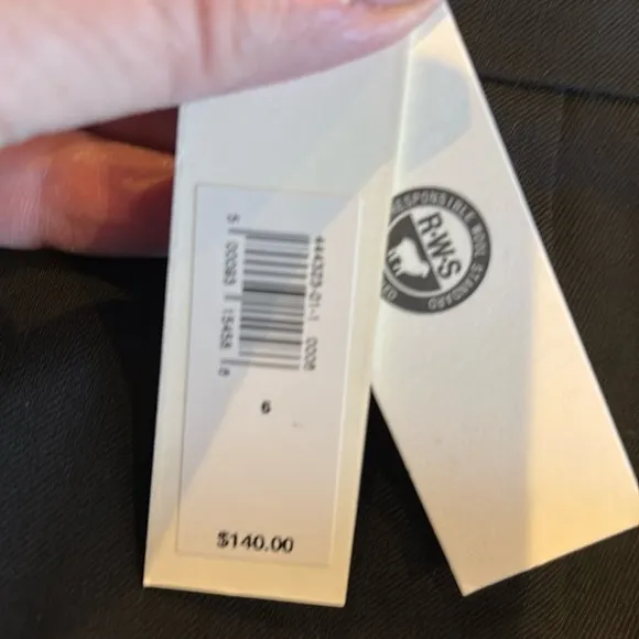 NWT Banana Republic Siena Wool Black Pencil Skirt Size 6.