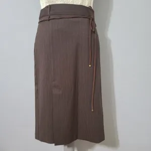 NWT BCBG Max Azria Y2K  Brown Pencil Skirt Size 10‎
