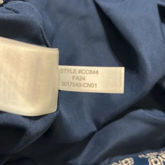 NWT J. Crew Pleated Mini Skirt Seaport Blue Autumn Lined Print Preppy Size 10