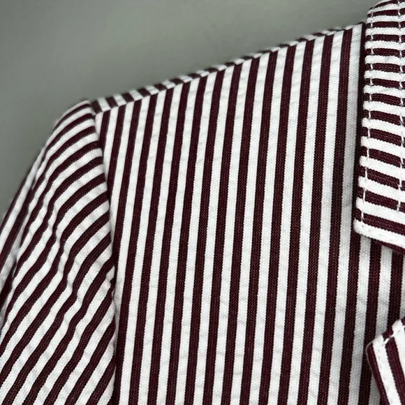 NWT J. Crew Schoolboy seersucker blazer jacket striped 6