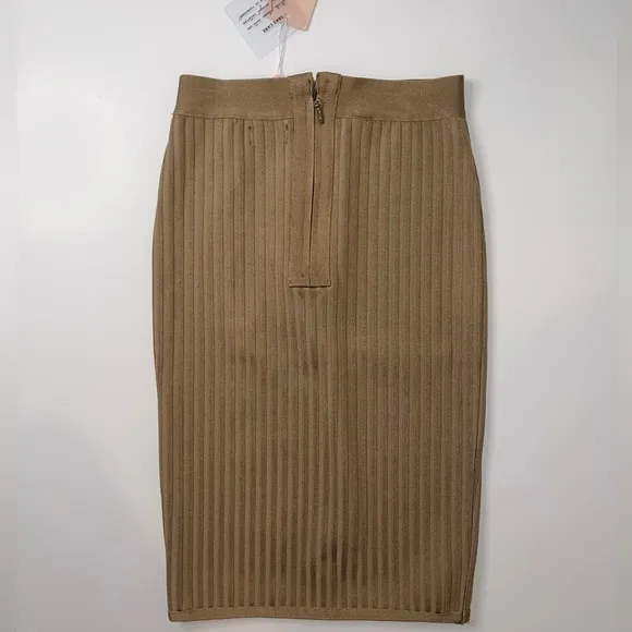 NWT Oh Polly Ribbed Bodycon Bandage Pencil Skirt