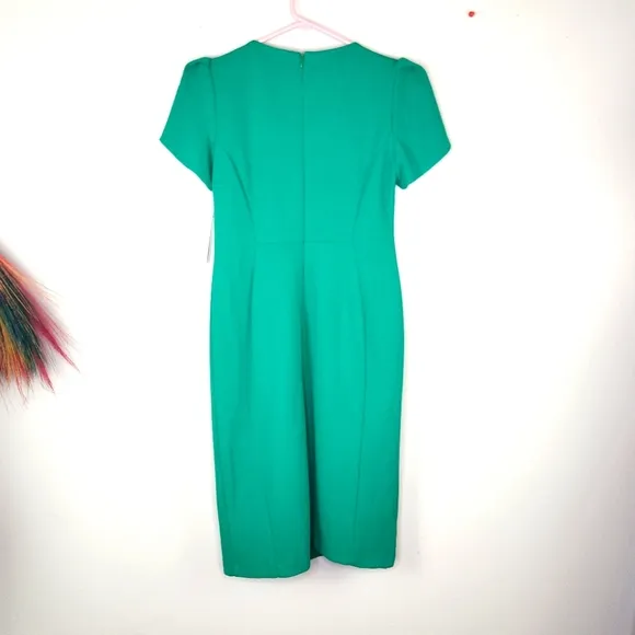 NWT Shelby &amp; Palmer New Emerald Green Tulip Sleeve Shearh Dress Size 6