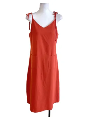 Orange A-Line Dress