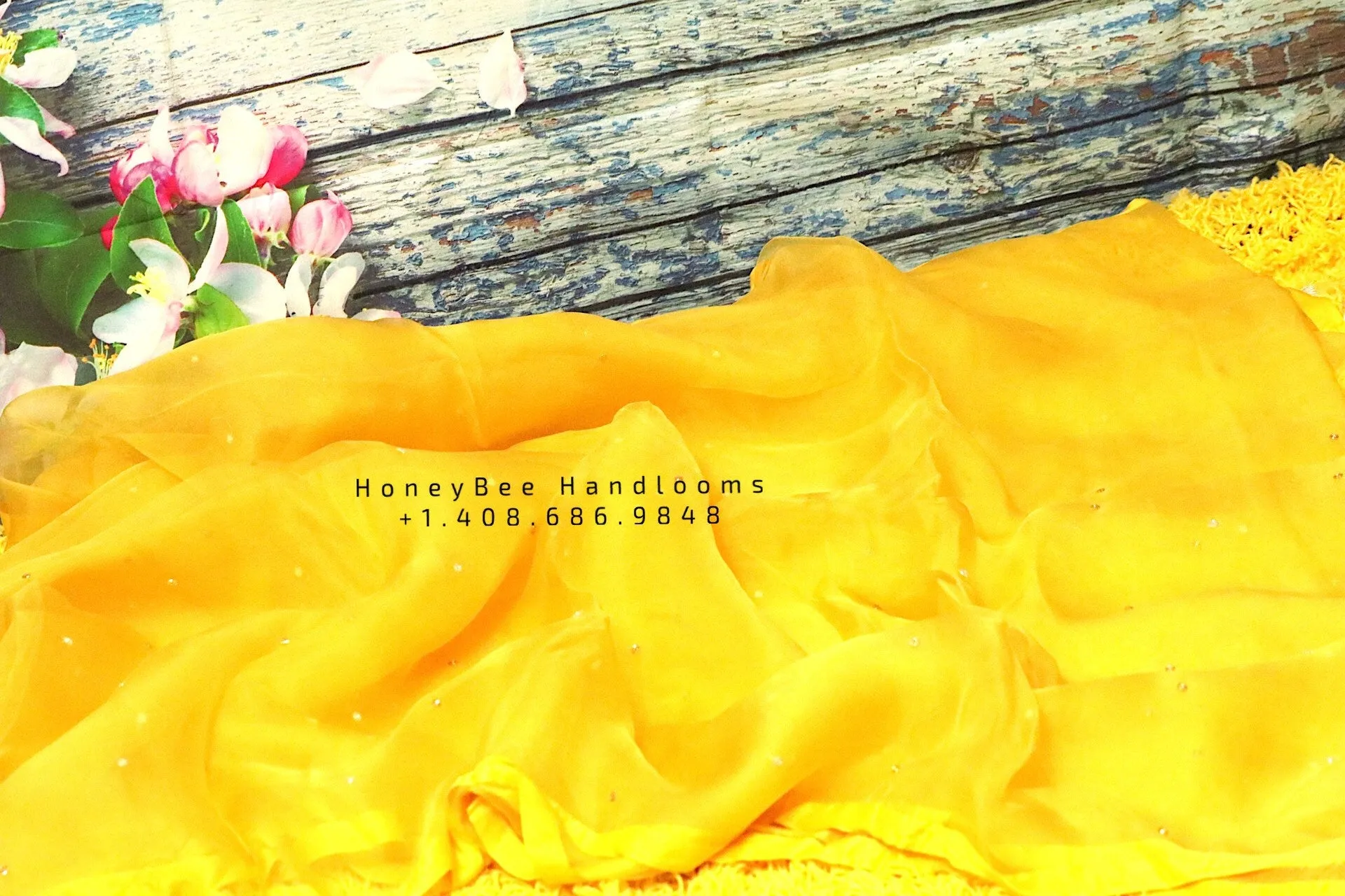 Organza saree with stitched blouse,zardhosi work,fancy saree,yellow saree, sabyasachi saree inspired saree,lyte weight saree,cocktail saree
