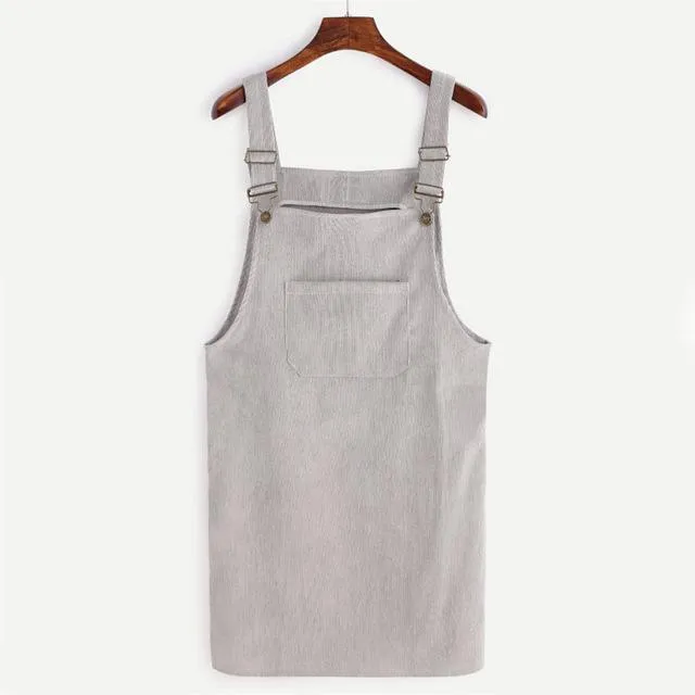 Overall Corduroy Skirt