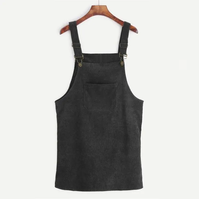 Overall Corduroy Skirt