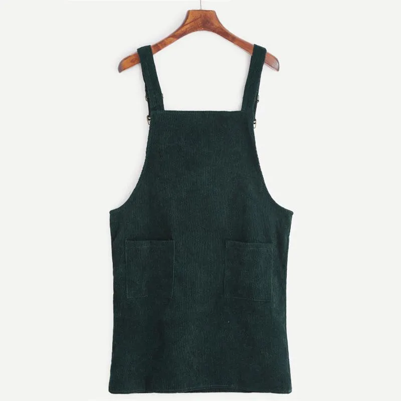 Overall Corduroy Skirt