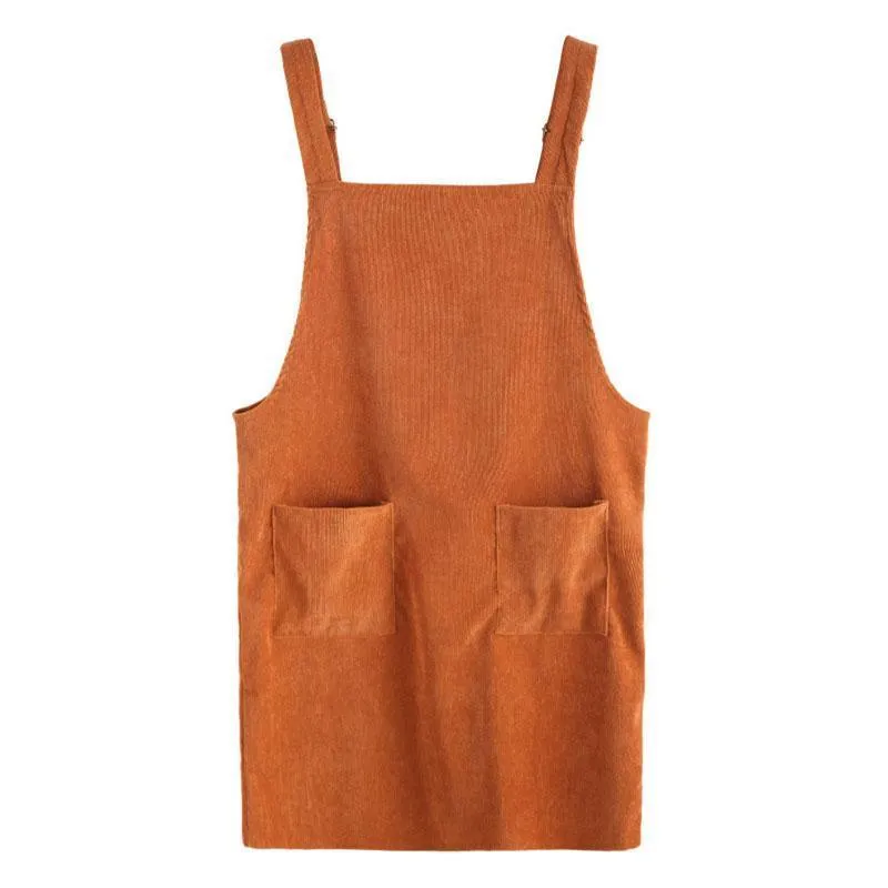Overall Corduroy Skirt