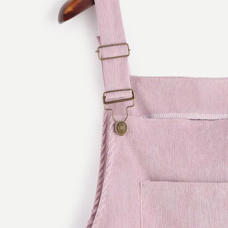 Overall Corduroy Skirt