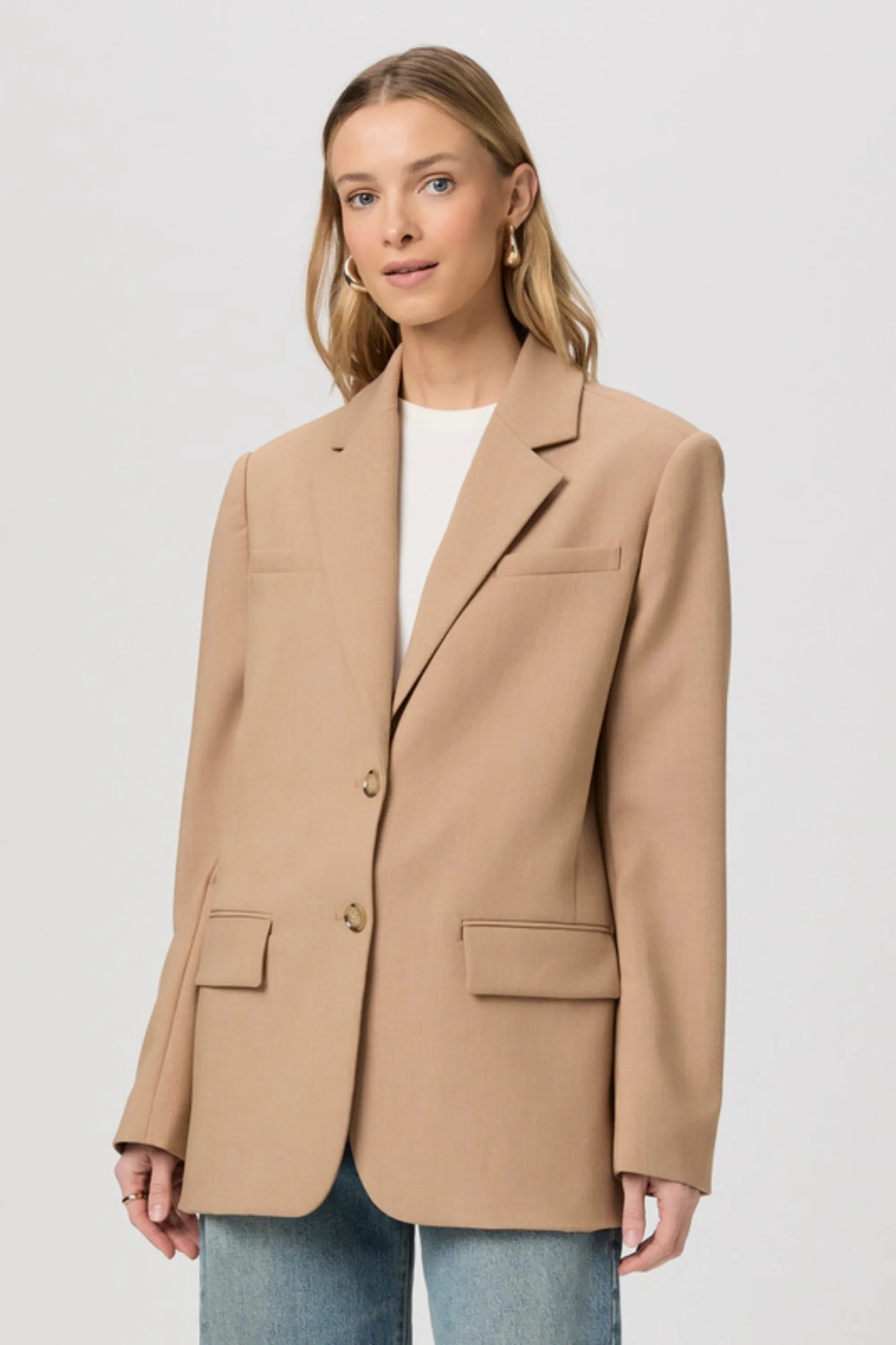 Paige Sarto Blazer Camel