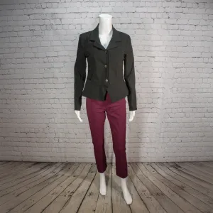 Parson Pant in Dahlia Stretch Twill Fabric by Porto