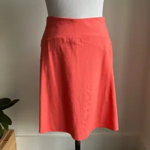 PATAGONIA SALMON COTTON SKIRT KNEE LENGTH XSMALL