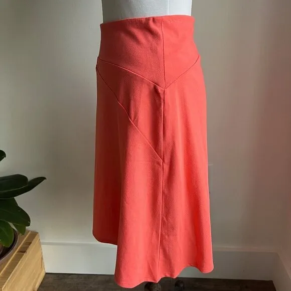 PATAGONIA SALMON COTTON SKIRT KNEE LENGTH XSMALL