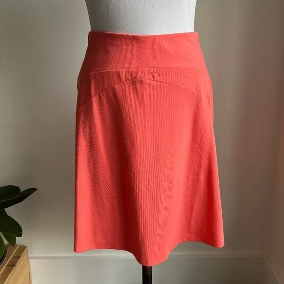 PATAGONIA SALMON COTTON SKIRT KNEE LENGTH XSMALL