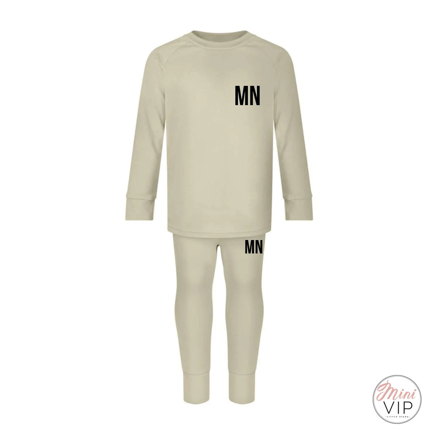 Personalise your own Oatmeal Cotton Lounge Suit