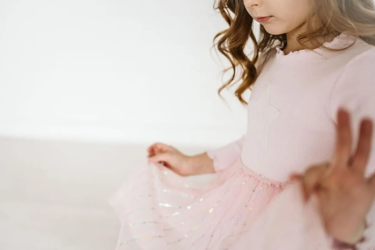 PETITE HAILEY Pastel PH Tutu Dress - Pink