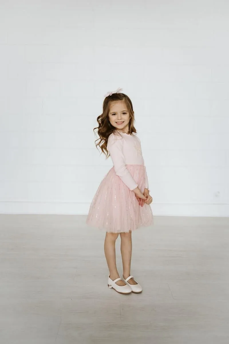PETITE HAILEY Pastel PH Tutu Dress - Pink