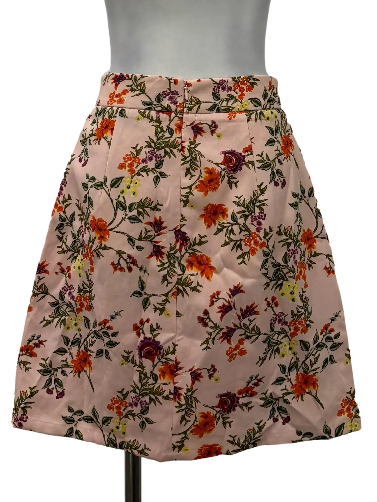 Pink Floral Mini Pencil Skirt TCL