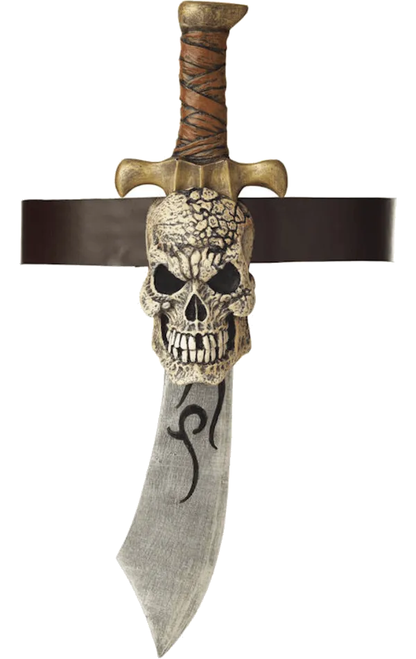 Pirate Sword with Skull Sheath