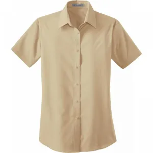 Port Authority Women's Short Sleeve Easy Care Poplin Blouse