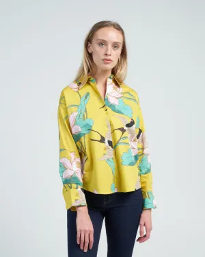 print blouse - sunflower