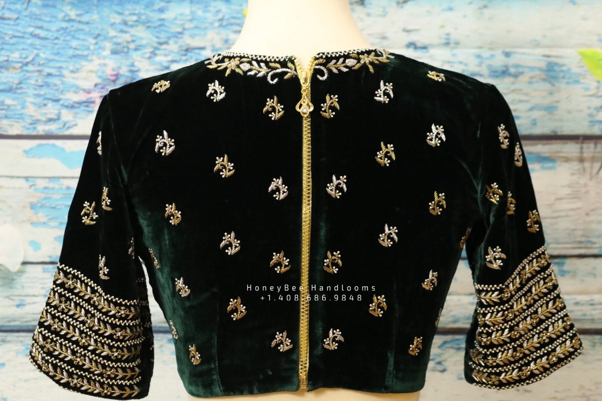 Pure Georgette saree with blouse,zardhosi work,fancy saree,tie dye saree,two color saree,flowy saree,lyte weight saree,cocktail saree
