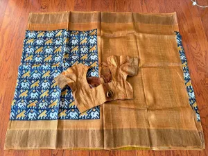Pure Tussar Silk Saree