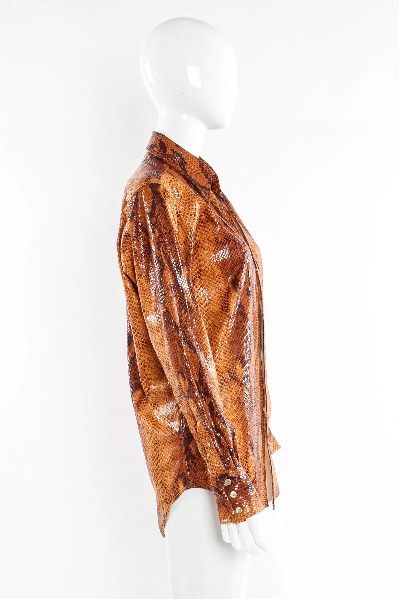 Python Snake Print Blouse